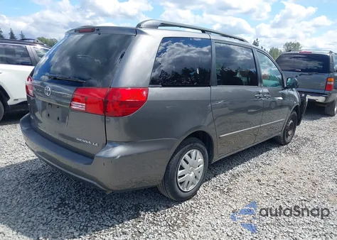 2005 Toyota Sienna Le из США, поврежденный, VIN 5TDZA23C55S321431